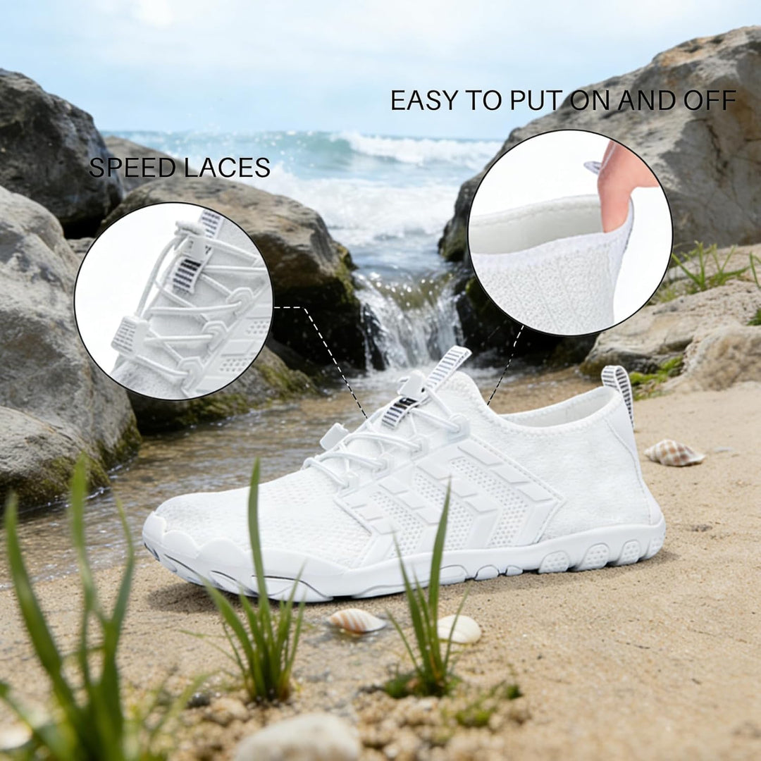 IceUnicorn Barfuss Schuhe Damen Walkingschuhe Barfussschuhe Herren Anfänger Bequeme Atmungsaktiv Ges