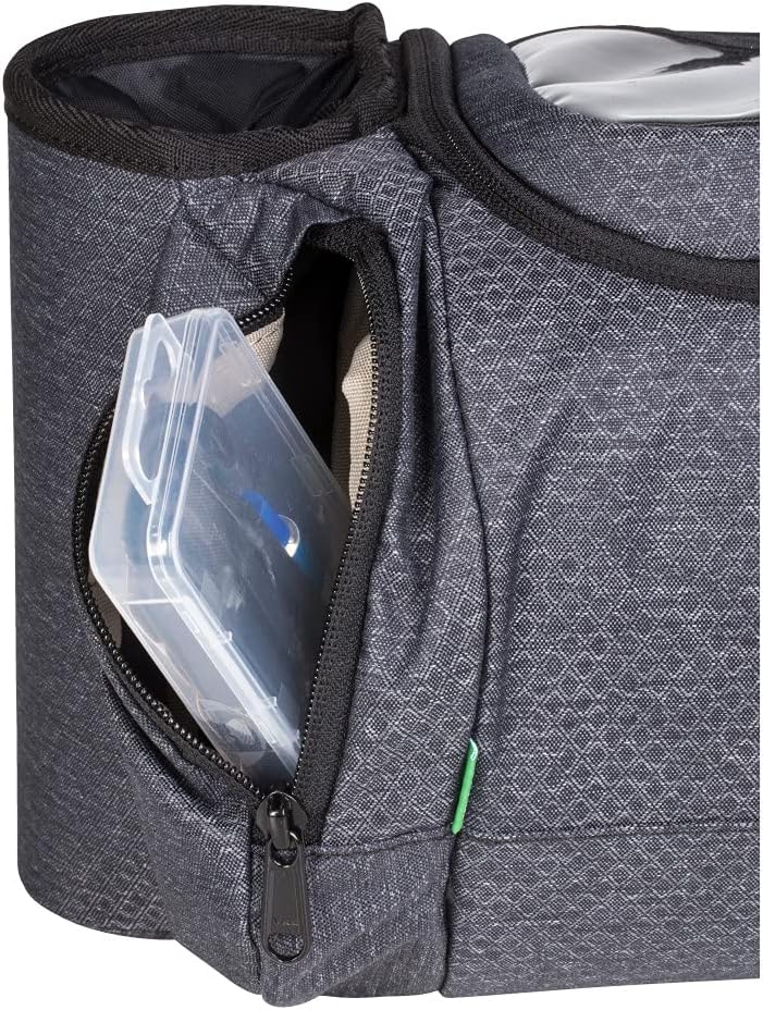Vaude eBox Unisex Lenkertaschen 14366 Einheitsgrösse Grau, Einheitsgrösse Grau