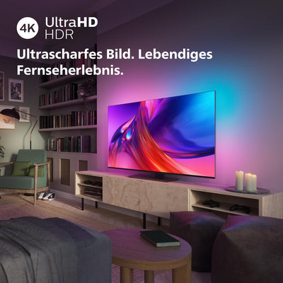 Philips Ambilight TV | 55PUS8808/12 | 139 cm (55 Zoll) 4K UHD LED Fernseher | 120 Hz | HDR | Dolby V