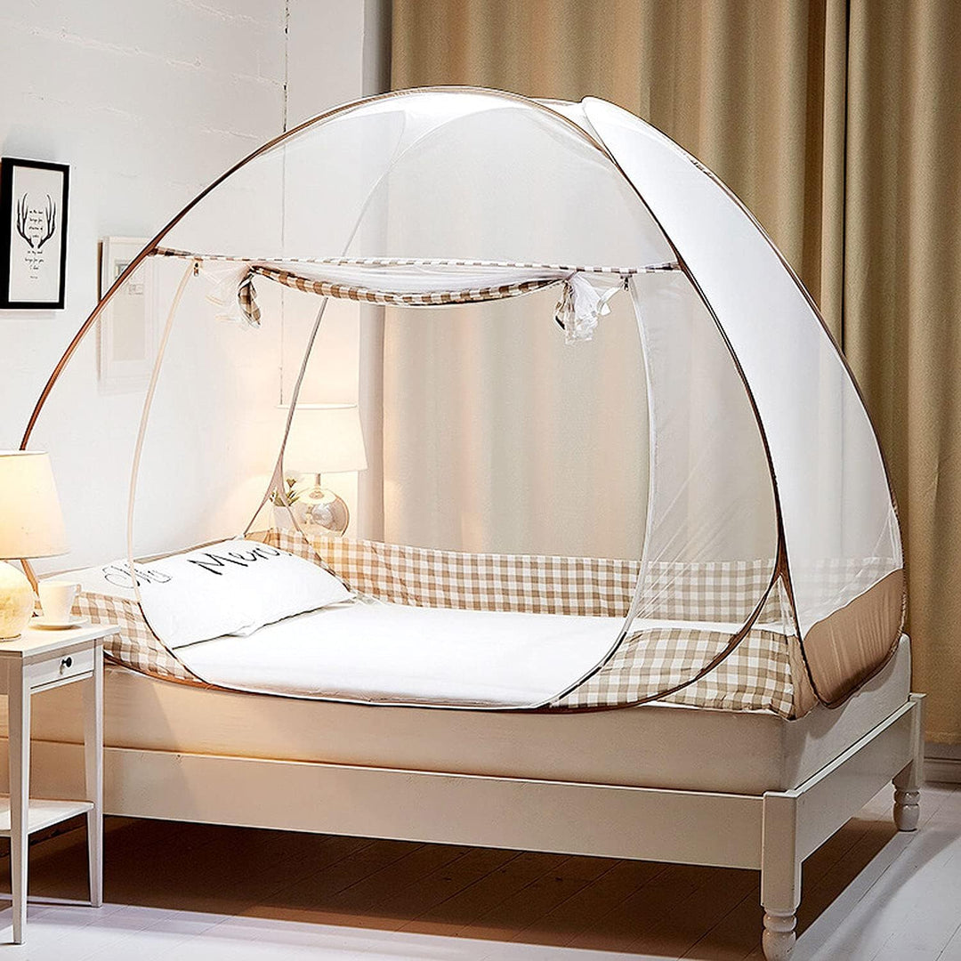 Moskitonetz Bett Pop Up, Faltbares Bett-Moskitonetz, Tragbares Reise-moskitonetz, Moskito-Campingzel