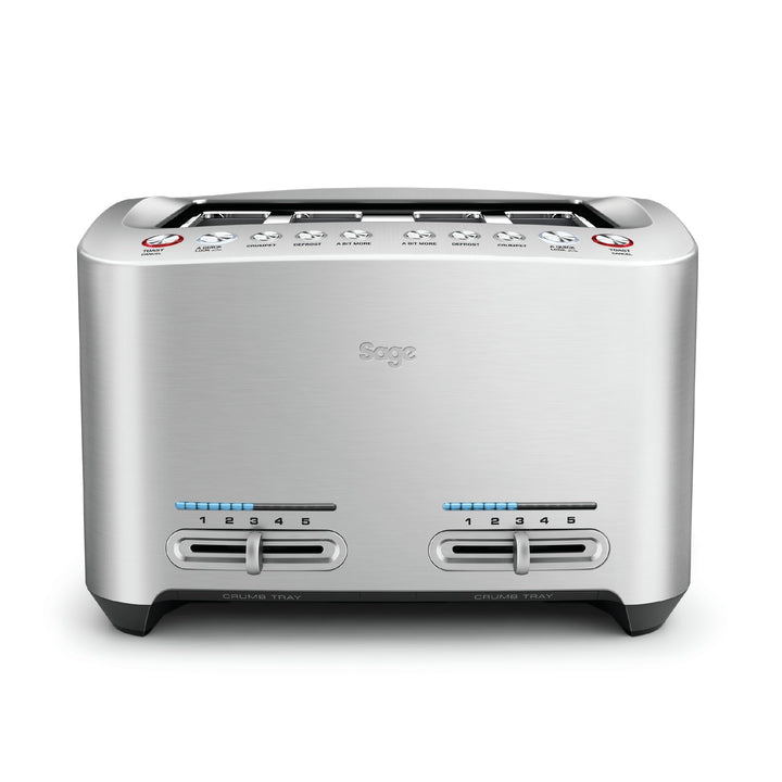 Sage - The Smart Toast 4-Slice Toaster, Gebürstetes Aluminium