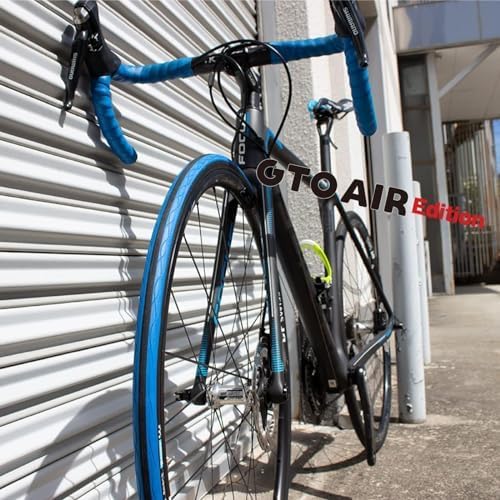 GORIX Rennradreifen 700×23C 25C 28C 32c 35c Fahrrad (Gtoair) 700×25c Black×Green(1 Tire), 700×25c Bl