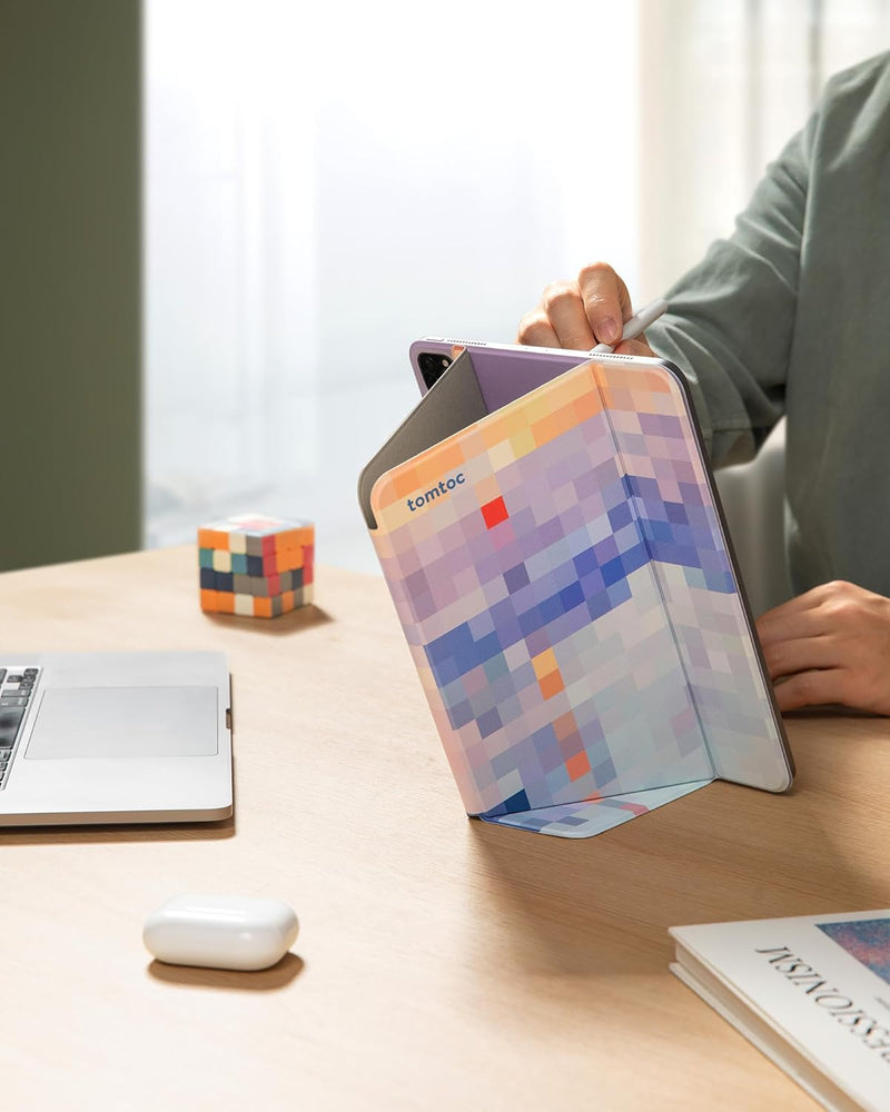 tomtoc Smart Folio Hülle für 2024 Neu 11 Zoll iPad Air M2, 10,9 Zoll iPad Air 5/4, 11 Zoll iPad Pro