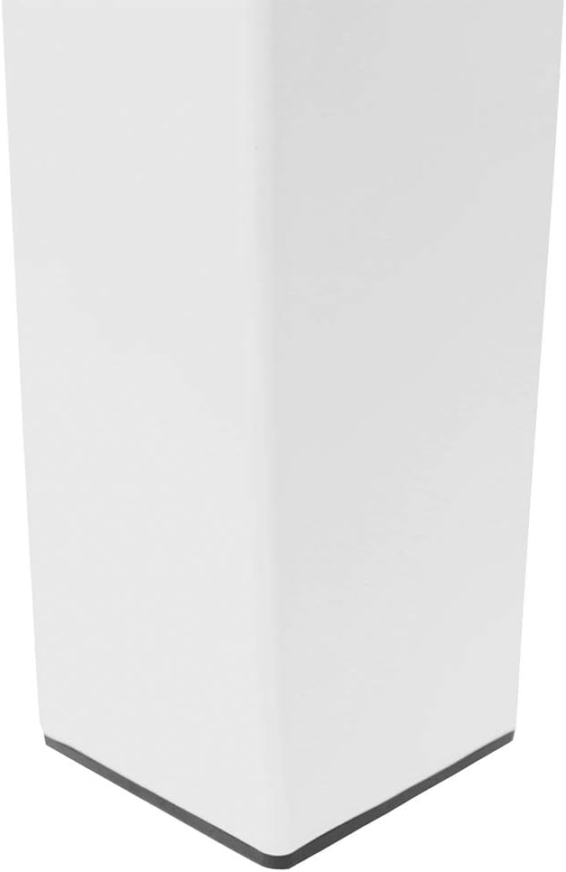 Bentatec 4er Set Tischbein gerade 80/80 Weiss Tischbein Tischkufen Couchtisch