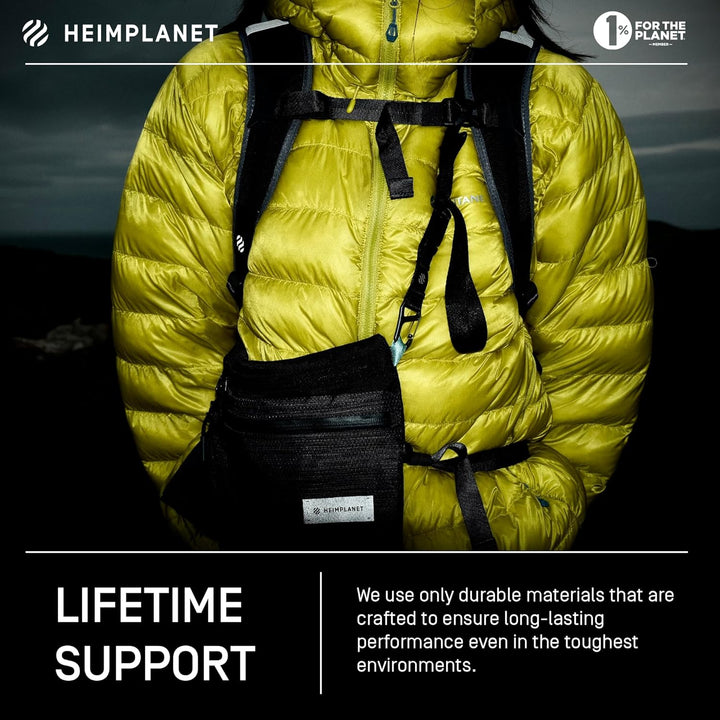 HEIMPLANET Original | HPT Carry Essentials - Neck Pouch | Leichter Brustbeutel mit Aluminium Verschl
