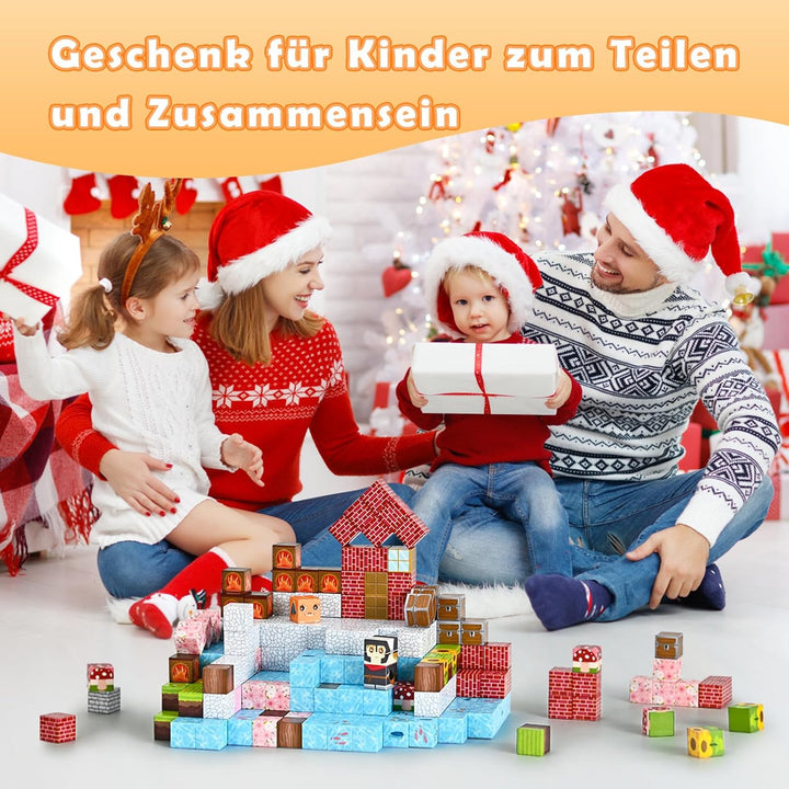 PINKCAT Magnetic Blocks Magnetische Bausteine, Magnete Bausteine Spielset, Magnetischer Spielzeugbau