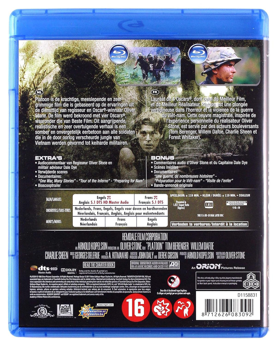 PLATOON - ( Import Belge ), Blu-ray