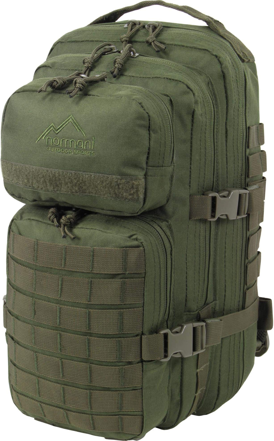 normani US Assault Pack Small, Rucksack, 25 Liter Oliv 25 l, Oliv 25 l