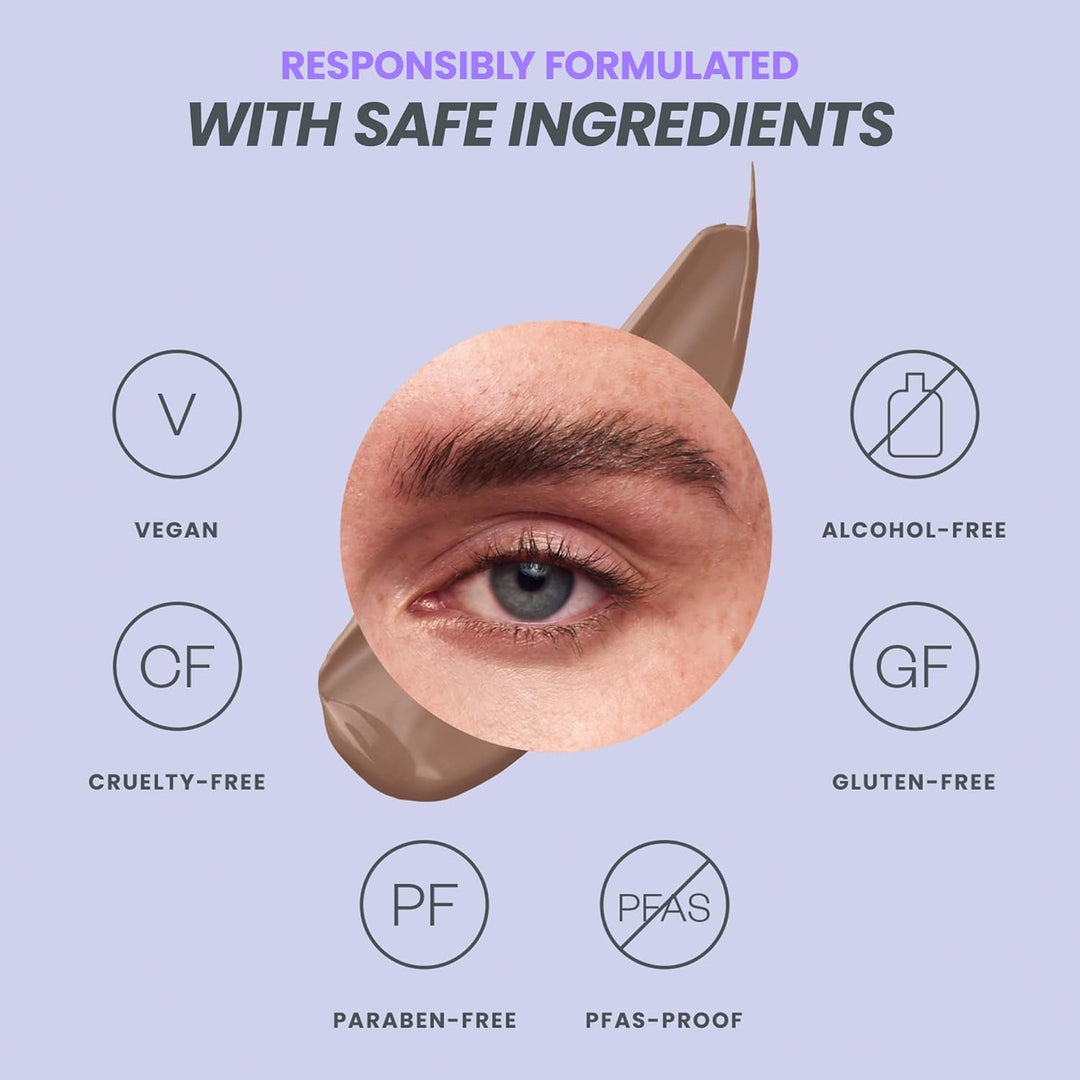 Wonderskin Augenbrauen-Tönung – Wonder Blading Brow Stain & Go Masque, Langanhaltende Brauen-Tönung,