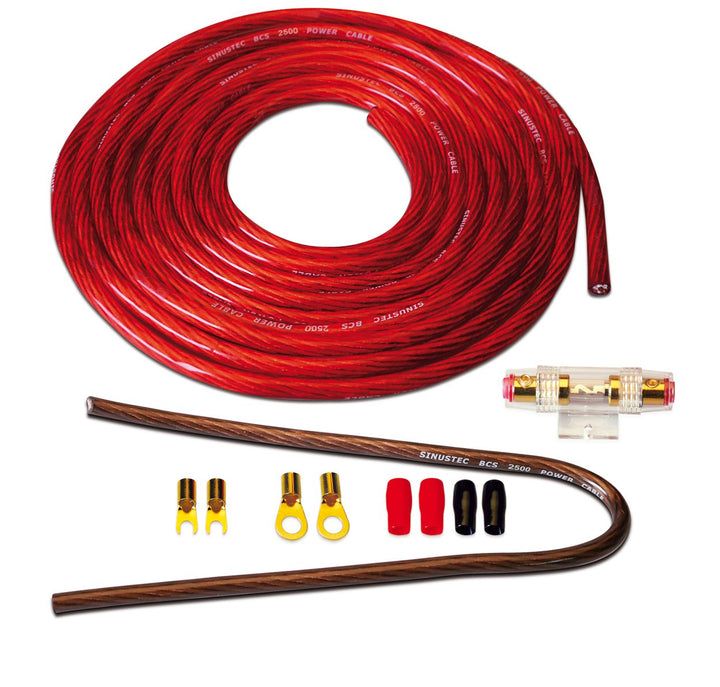 Sinustec BCS-2500 5m Car-Hifi Batteriekabel Set 25mm², 25mm²