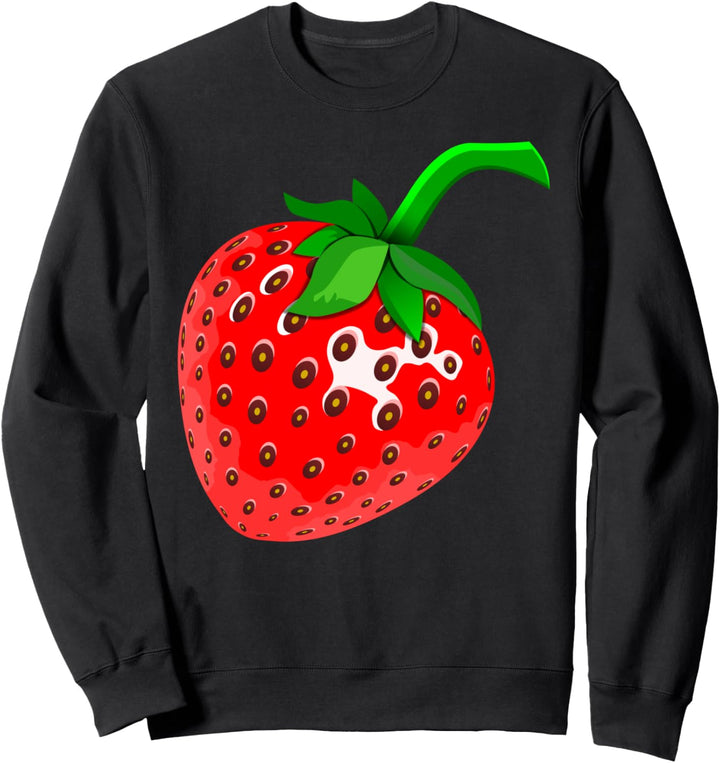 Lustiges Erdbeere Kostüm Fasching Erdbeerkostüm Sweatshirt