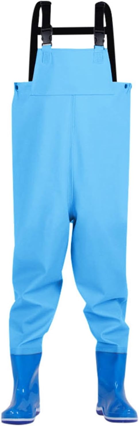 Wathose Kinder Wasserdicht mit Stiefel Kinderwathose Matschhose Jungen Anglerhose mit Stiefel Mädche