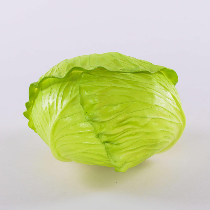 artplants.de Kunstgemüse Kohl, hellgrün, 10cm, Ø 17cm - Künstliches Obst - Deko Gemüse