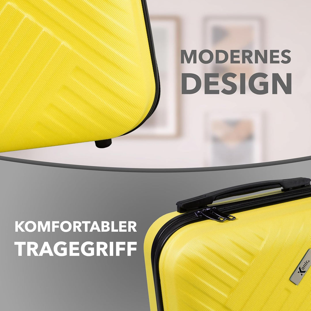 Xonic® Design Kosmetikkoffer aus ABS Hartschale – Robustes Beautycase als Handgepäck - Kosmetiktasch