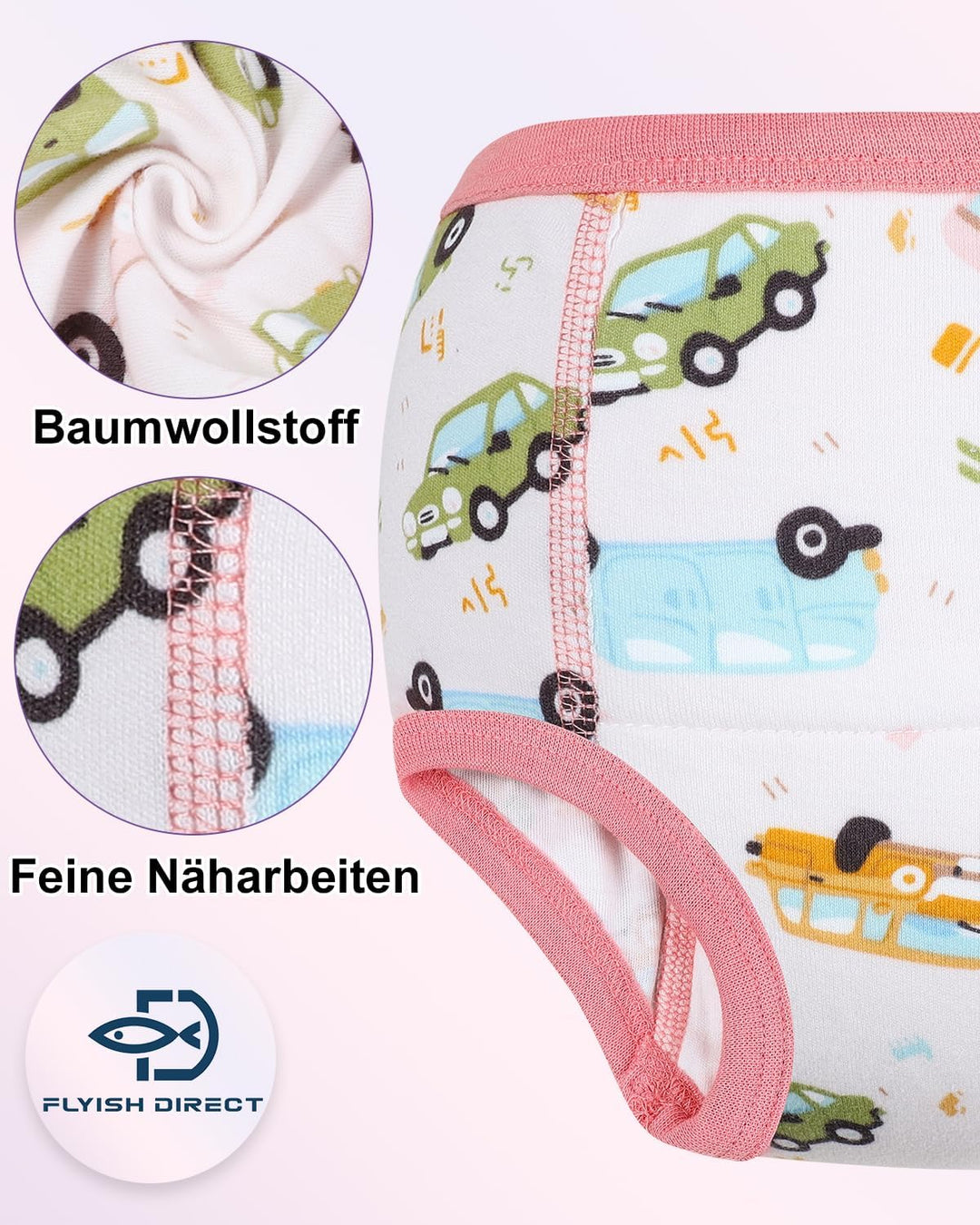 Töpfchen Trainingshose, 6er Kinder Töpfchentraining Unterwäsche für Jungen und Mädchen, Kinder Töpfc