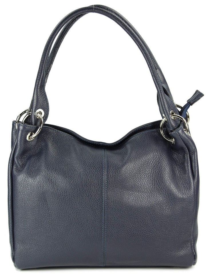 Belli italienische Leder Schultertasche Damentasche Handtasche Shopper Lilly - 33x28x14 cm (B x H x