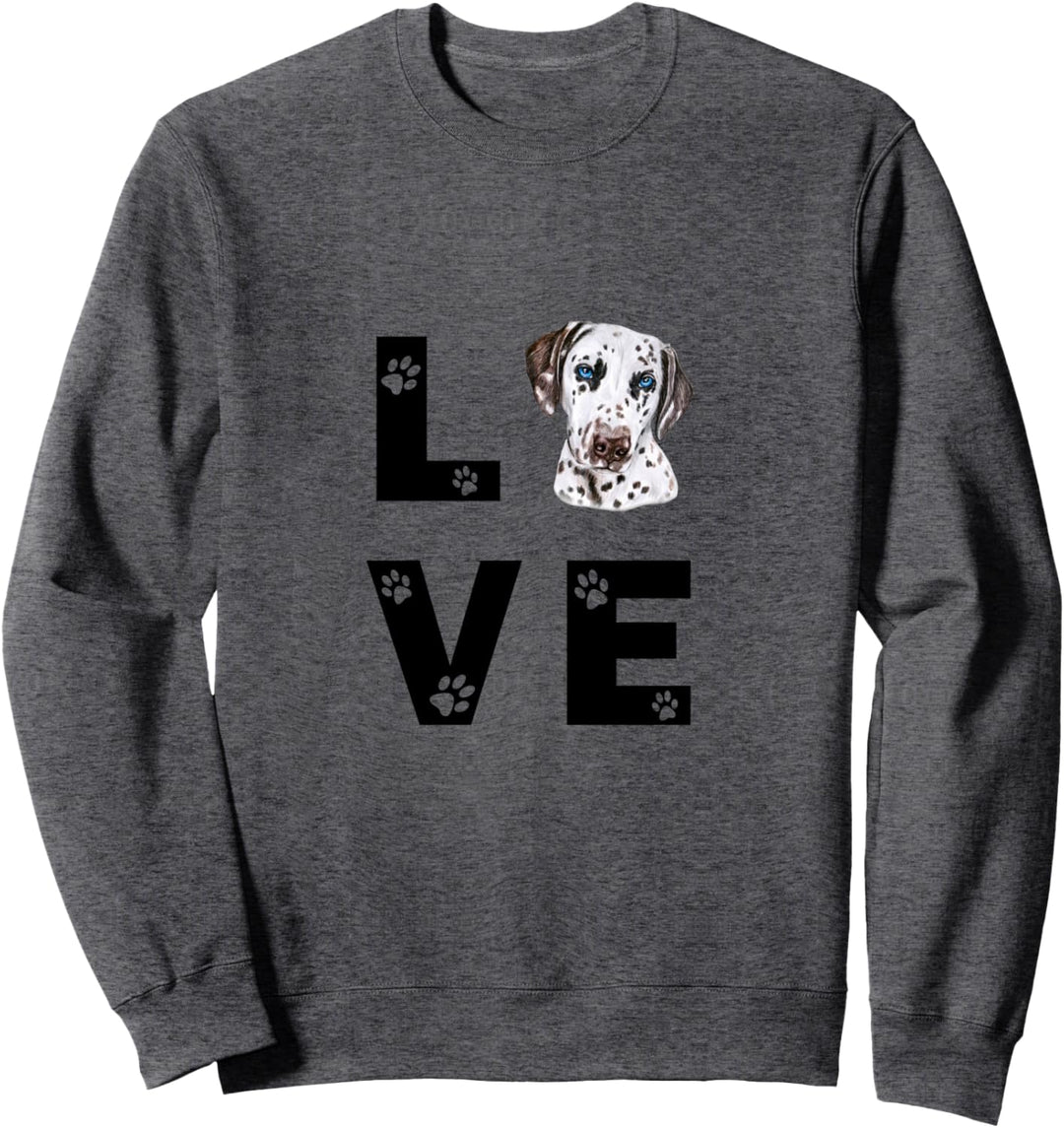 DALMATINER Hund Love Hundebesitzer Geschenk Sweatshirt