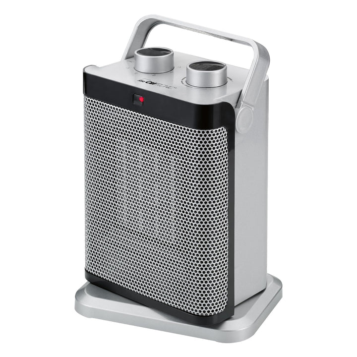 Clatronic HL 3631 Keramik-Heizlüfter, 7-Stufen-Schalter, stufenlos regelbarer Thermostat, 1000/1500