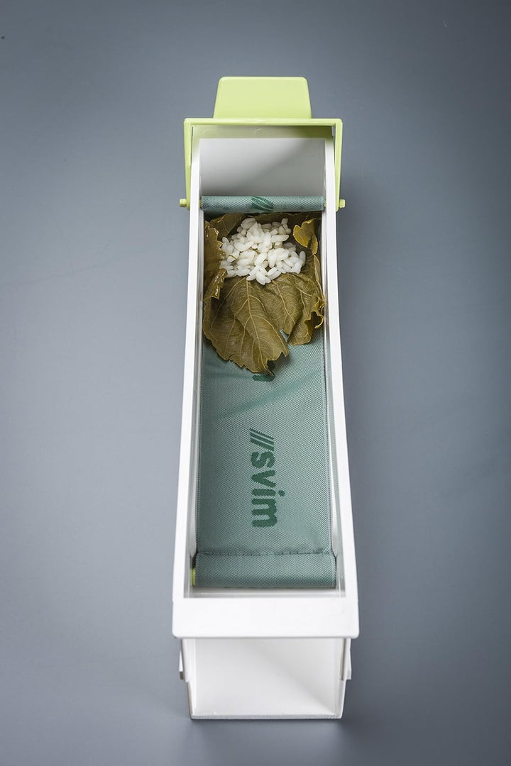 SVIM 1612 Dolma Serma Chef Weinblätter Roller, Kunststoff, weiss, 29 x 7 x 10,5 cm