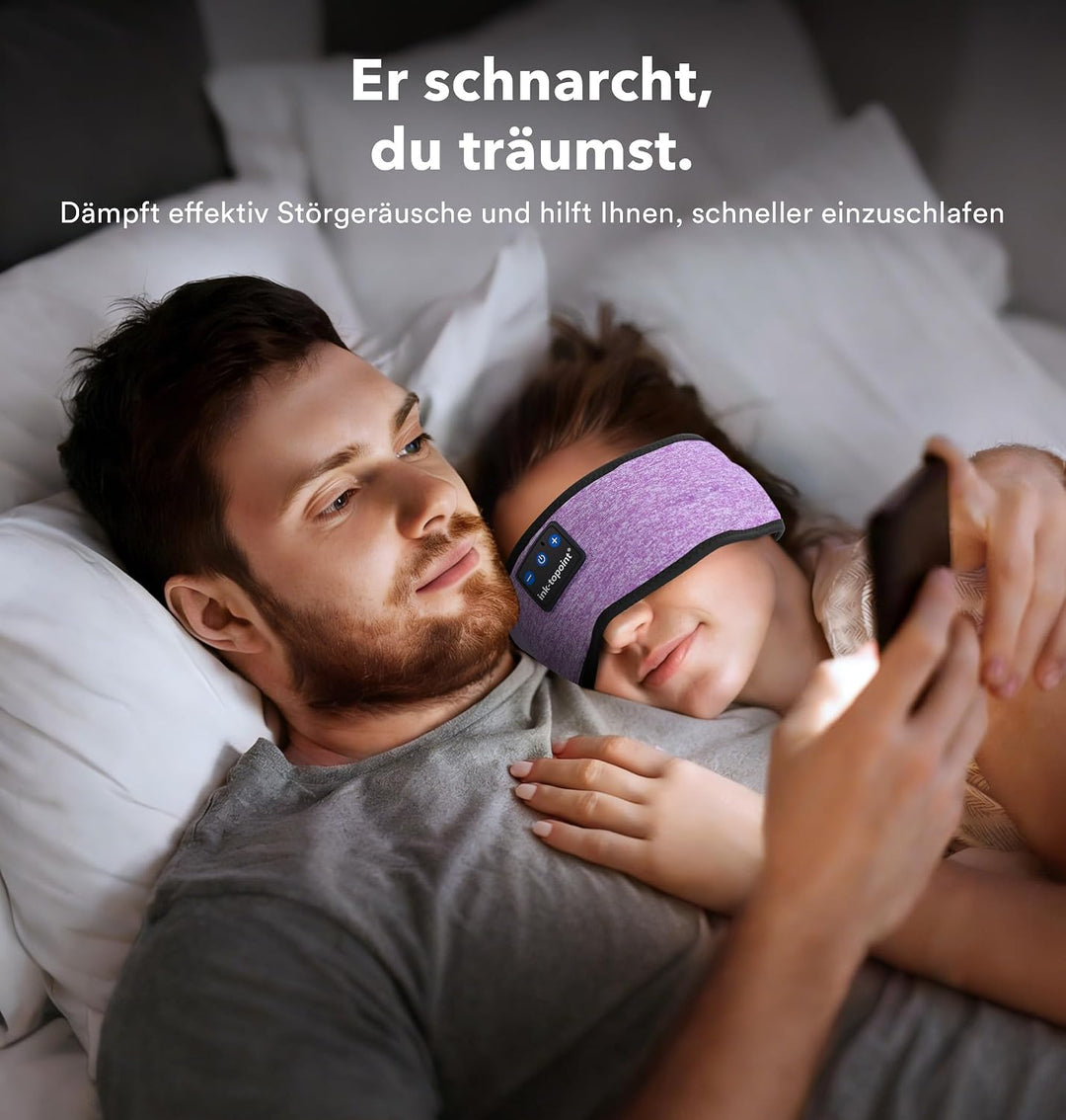 Schlafkopfhörer Bluetooth,Schlaf Kopfhörer Stirnband Bluetooth 5.4 Kopfhörer Geschenk für Männer/Fra