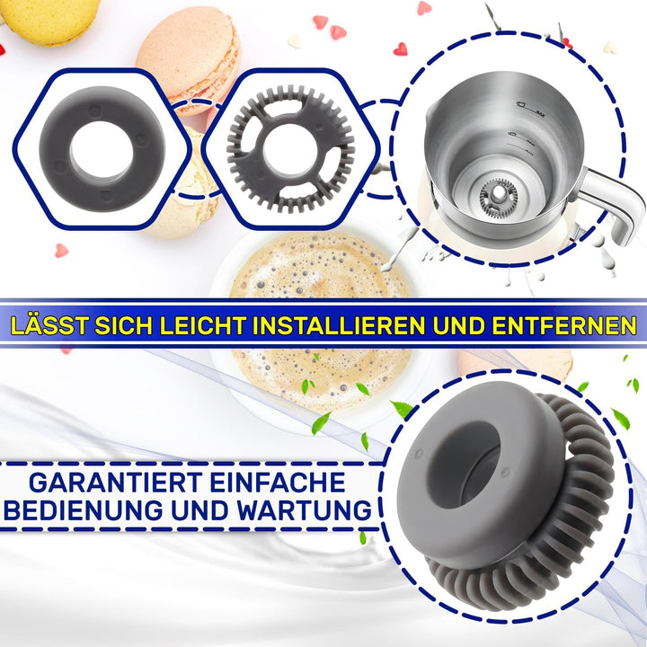 Schneebesen Milchaufschäumer Elektrisch Hat den Originalcode 873170043 für Smeg - Garantie 10 Jahre