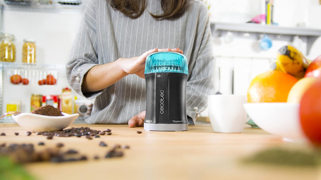 Cecotec TitanMill Elektrische Mühle 200 W Für Kaffeebohnen Gewürze Getreide Mühle Impulstaste Extra