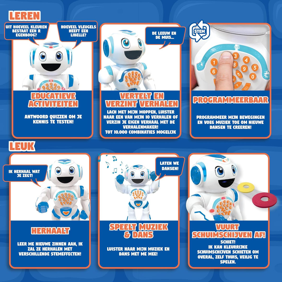 Lexibook, Powerman® Star, Ferngesteuerter Roboter, Sprechen und Gehen, programmierbar, für Kinder 4+