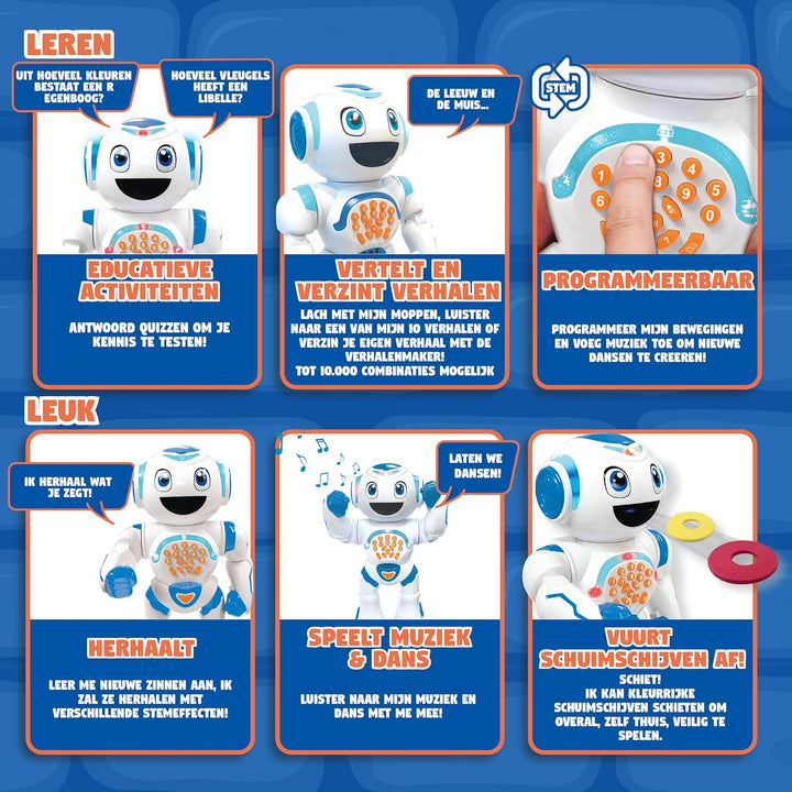 Lexibook, Powerman® Star, Ferngesteuerter Roboter, Sprechen und Gehen, programmierbar, für Kinder 4+
