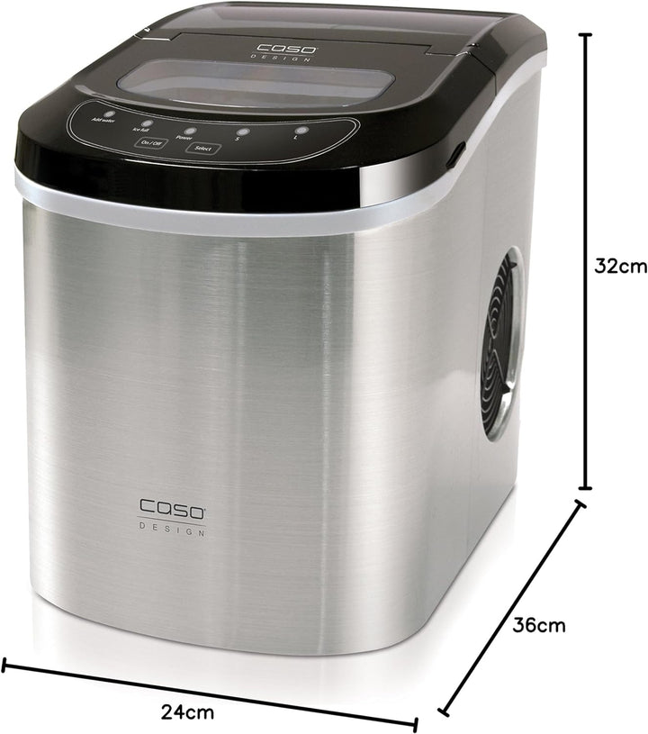CASO IceMaster Pro - Design Eiswürfelbereiter, produziert ca. 500 g Eiswürfel/ h, Eiswürfelbereitung