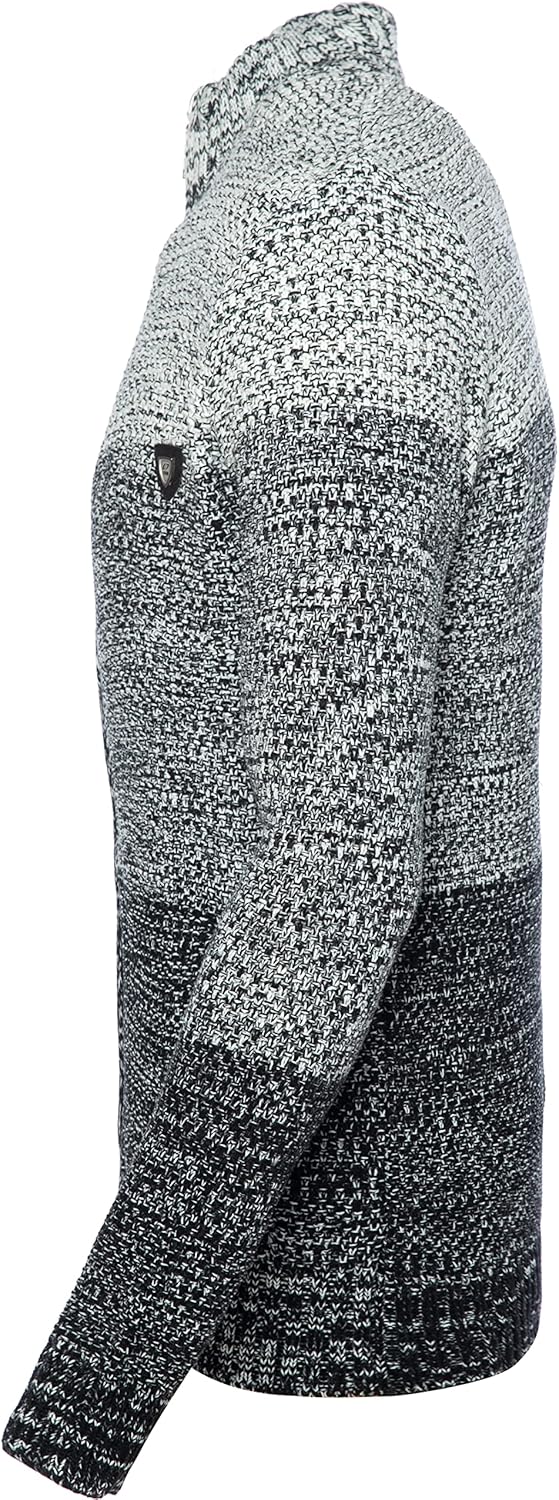 Carisma Herren Strickjacke für Winter und Übergang ? Angenehme Männer Freizeit-Jacke mit Farbverlauf