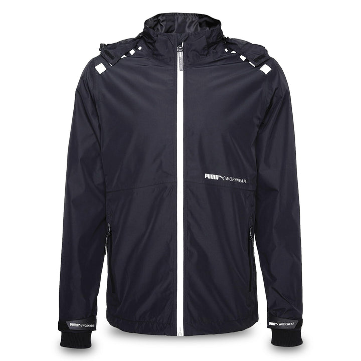 PUMA Workwear - Regenjacke Herren - Wasserdicht - Leichter Windbreaker Fahrradjacke mit Kapuze - Rob