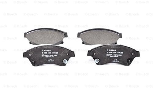 Bosch BP1355 Bremsbeläge - Vorderachse - ECE-R90 Zertifizierung - vier Bremsbeläge pro Set