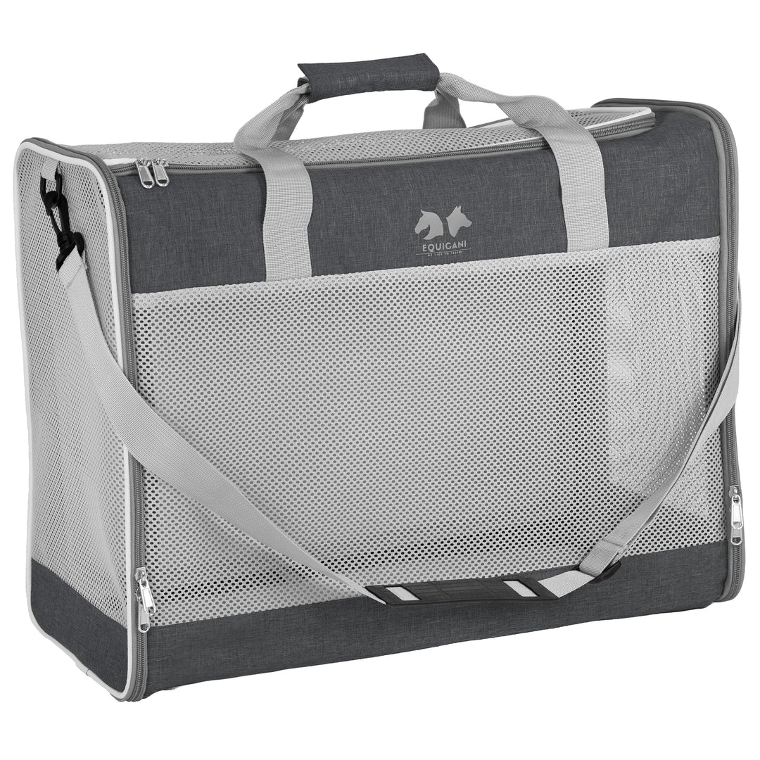 EQUICANI Travel1-Reisetasche für Hunde (grau)