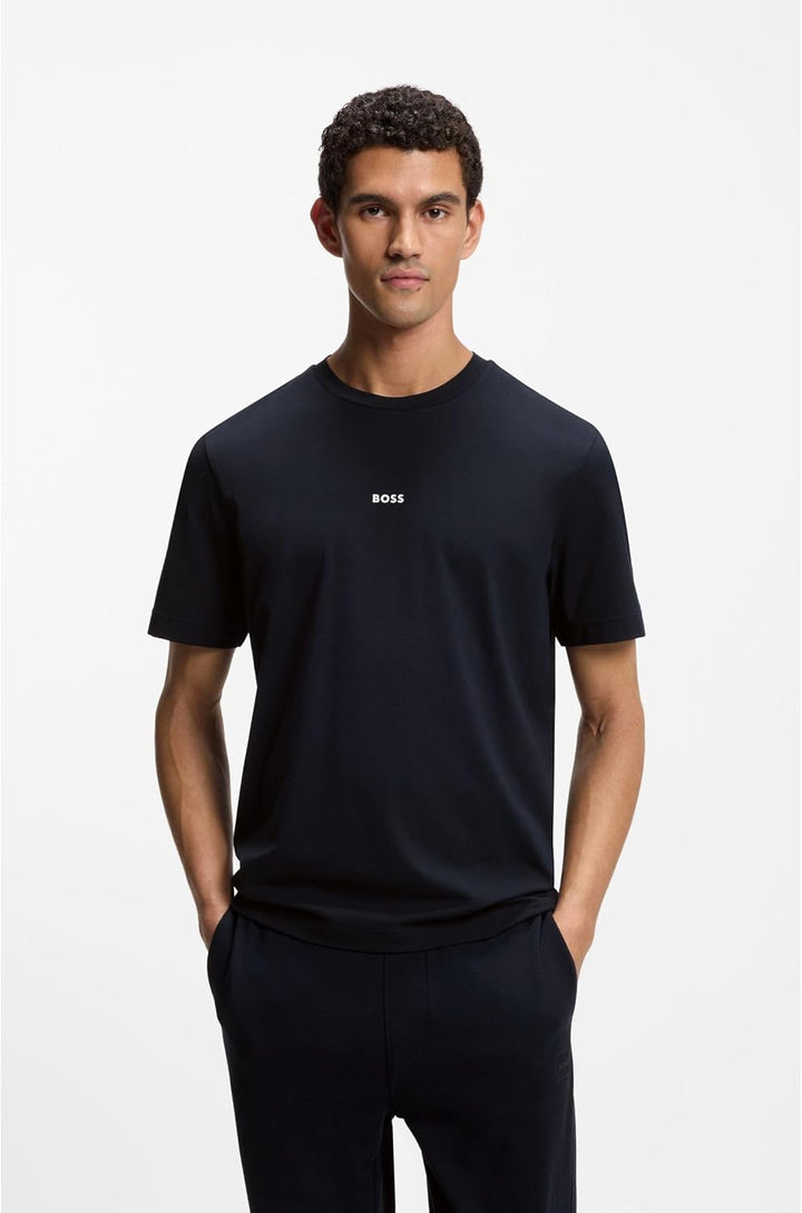HUGO BOSS Herren T-Shirt S Dark Blue404, S Dark Blue404