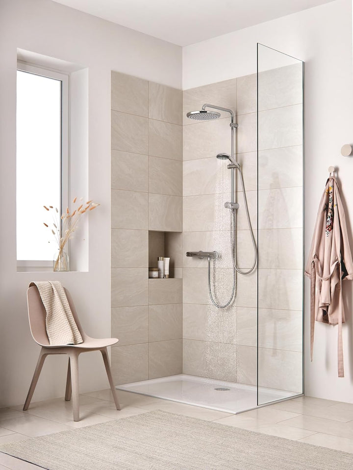 GROHE Vitalio Start System 250 - Flex Duschsystem (wassersparend, mit Umstellung für die Wandmontage