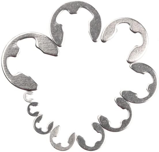 Michass 400 Stück Edelstahl E Clip Sicherungsring, E Clip Sprengring, Intern Sicherungsring, 13 Grös