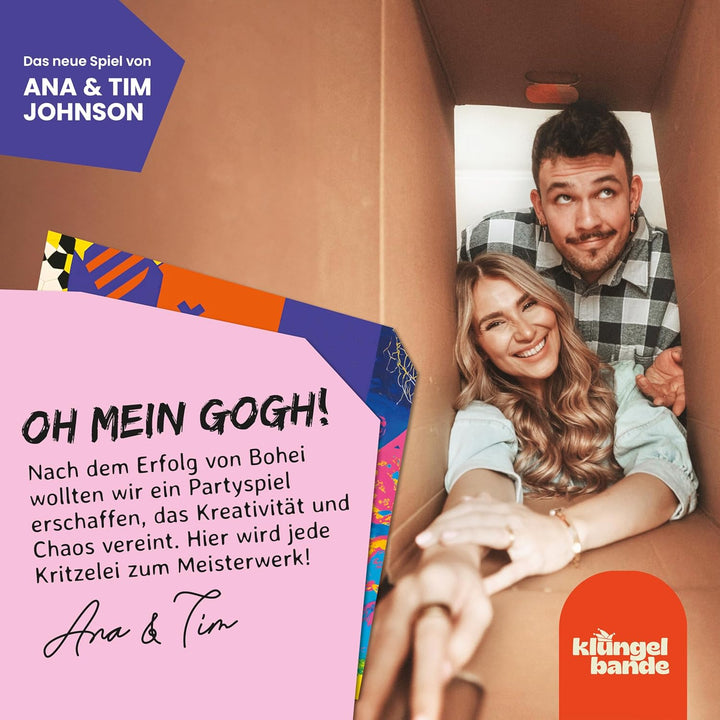 Oh Mein Gogh! - Lustiges Partyspiel &amp; Zeichenspiel Für Erwachsene | Witziges Spiel Mit Saboteur | Kr