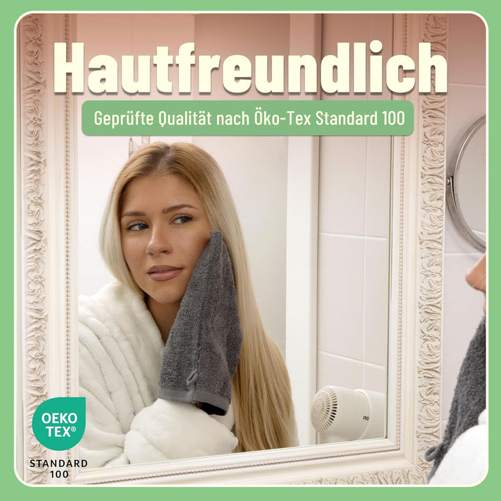 GREEN MARK Textilien 10 TLG. FROTTIER Handtuch-Set mit verschiedenen Grössen 4X Handtücher, 2X Dusch