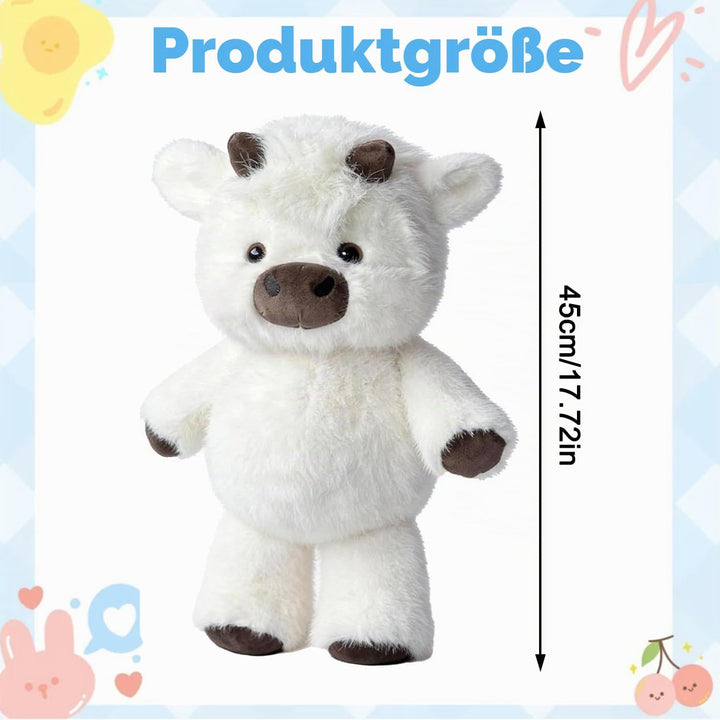 Hochlandrind Kuh Kuscheltier, Hochlandrind Plush, Running Cow Plush, Realistische Kuh Plüschtier, Hi