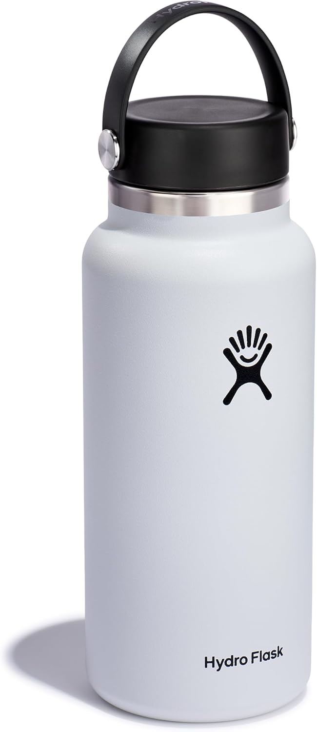 HYDRO FLASK - Trinkflasche 946ml (32oz) - Isolierte Wasserflasche aus Edelstahl - Sportflasche mit a