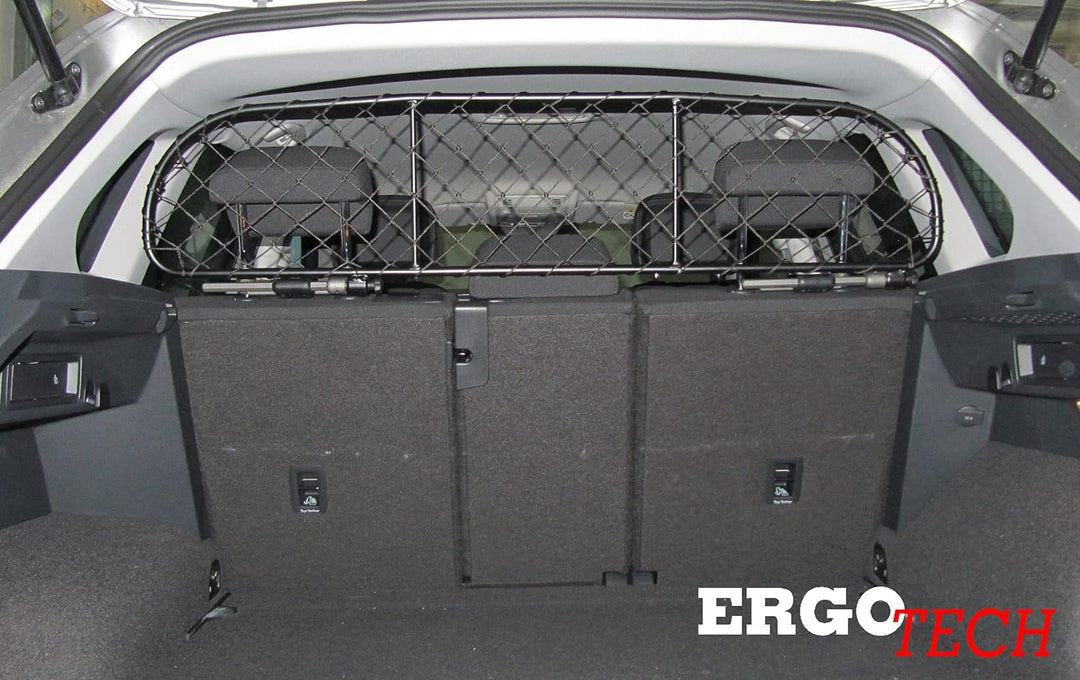 ERGOTECH Trennnetz Trenngitter kompatibel mit Volkswagen Tiguan (ab BJ 2016) RDA65-S8, für Hunde und