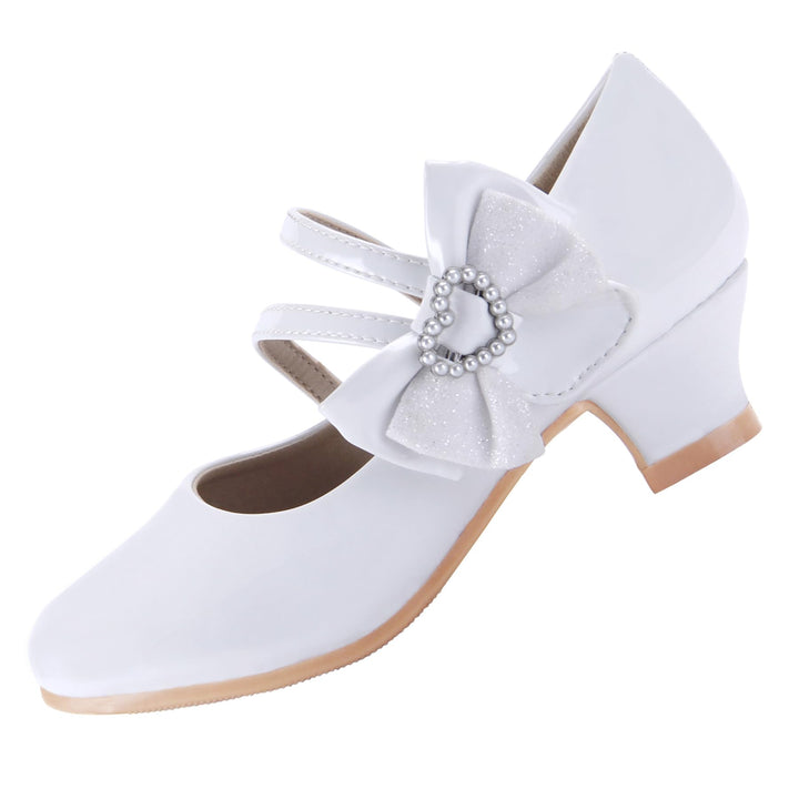 EIGHT KM EKM7018 Mädchen High Heel Kleid Schuhe Mary Jane Prinzessin Hochzeit Pumps Schuhe Glänzend