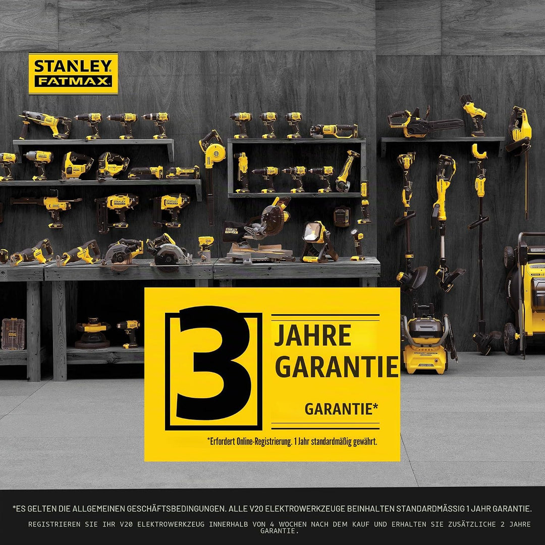 STANLEY FATMAX 18V V20 Akku-Bürstenloser Schlagbohrschrauber, (Nur Gerät), SFMCD726B-XJ