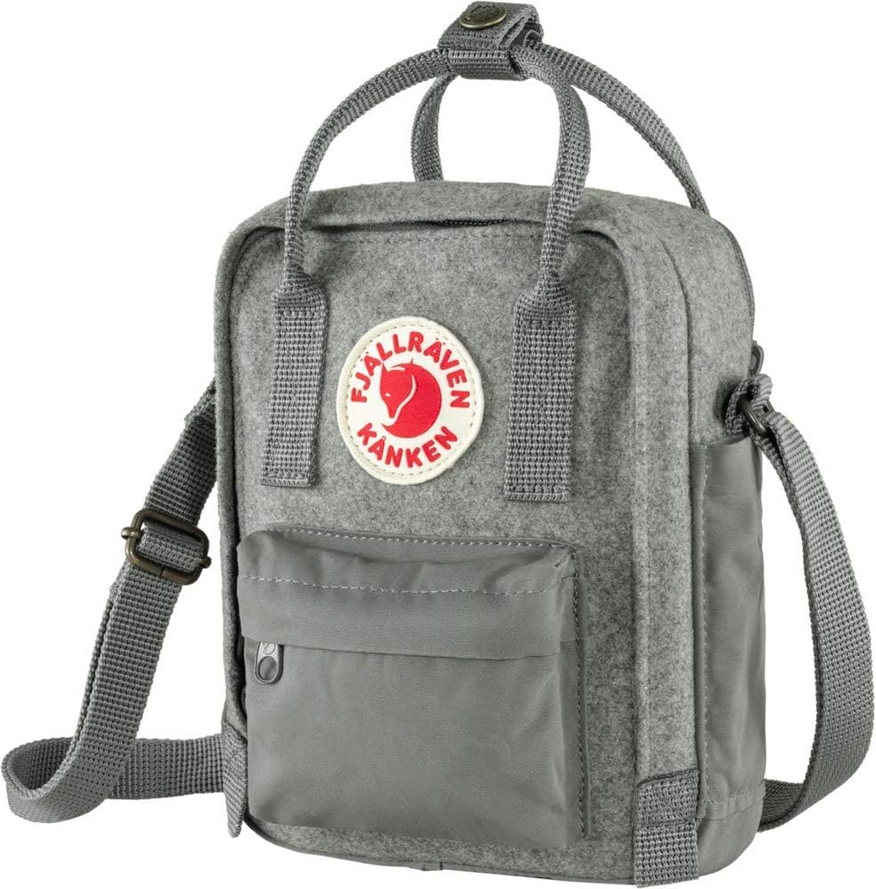 Fjallraven Unisex Kånken Re-wool Sling Schultertasche (1er Pack) Einheitsgrösse Granitgrau, Einheits