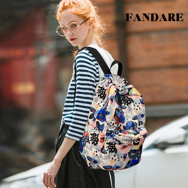 FANDARE Schulrucksack Mädchen Schulranzen Jungen Rucksäcke Schule Rucksäcke Laptop Schultasche Tages