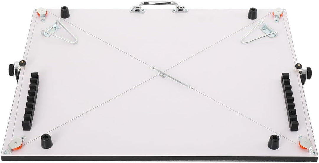 A2 Zeichenbrett, 60x45cm Tragbare Zeichenplatte Zeichentisch mit Paralleler Stange und Stützbeine, A