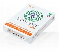 BioTop 3 Extra Kopierpapier 160g TCF von Mondi DIN A3-500 Blatt Bio Top 3