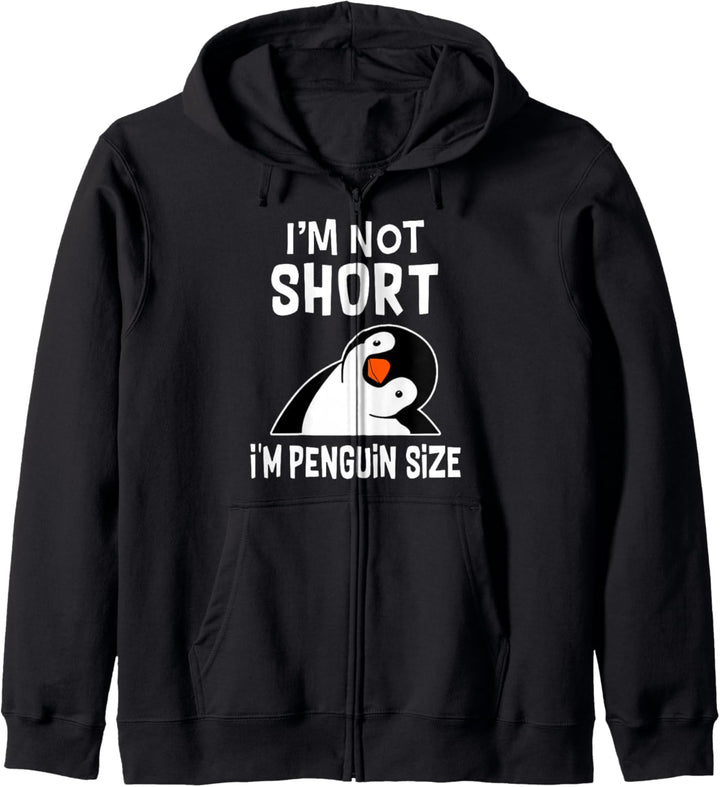 Ich bin nicht klein, ich habe die Grösse eines Pinguins Kapuzenjacke