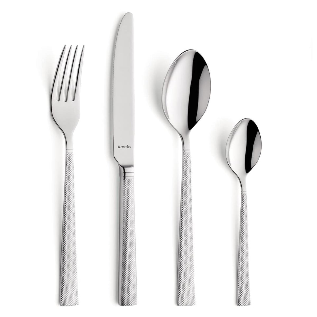 Amefa Jewel 8010 Besteck-Set für 6 Personen, rostfrei, poliert &amp; spülmaschinenfest, hochwertige Grif