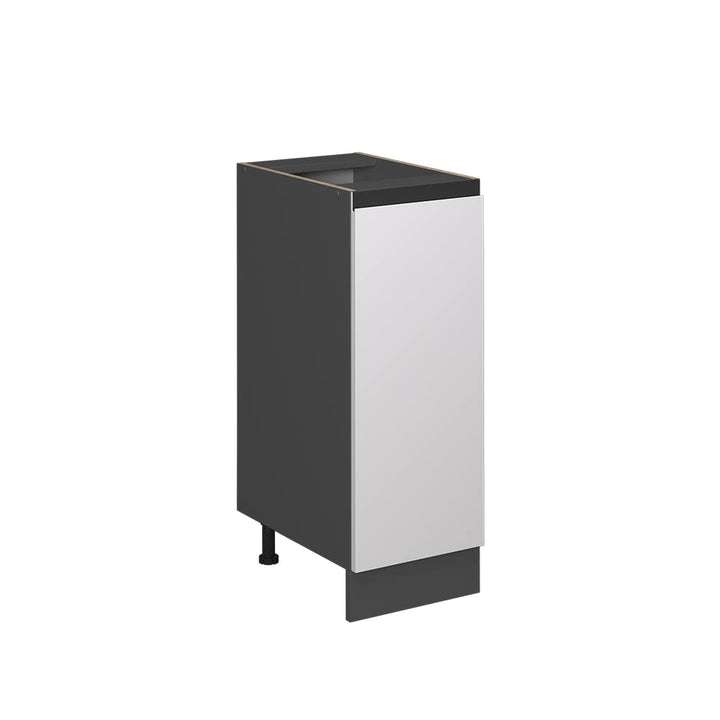 Vicco Apothekerschrank R-Line, Weiss/Anthrazit, 30 cm J-Shape, ohne Arbeitsplatte Weiss Apothekerunt